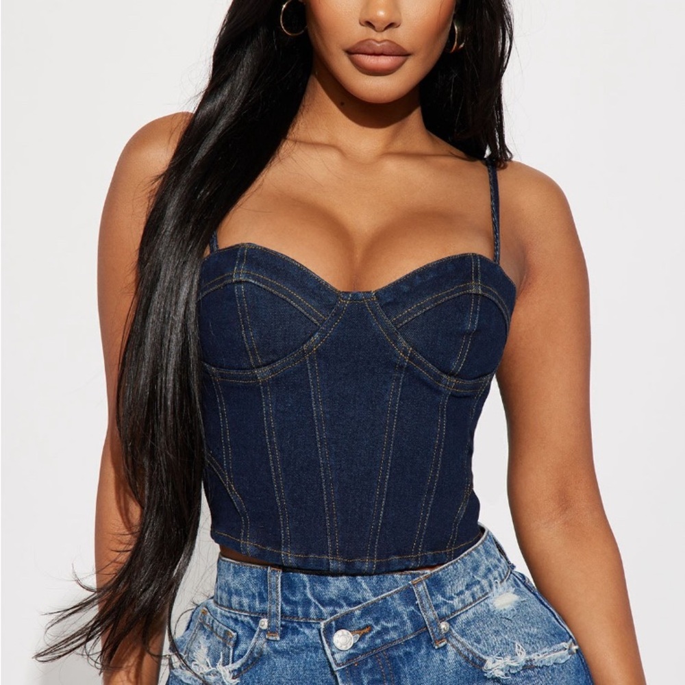 Denim tank top